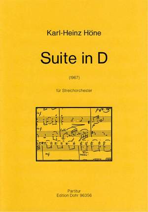 Hoene, K: Suite in D