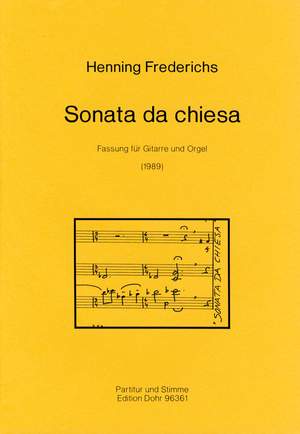 Frederichs, H: Sonata da chiesa