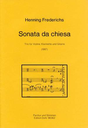 Frederichs, H: Sonata da chiesa