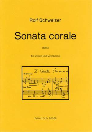 Schweizer, R: Sonata corale