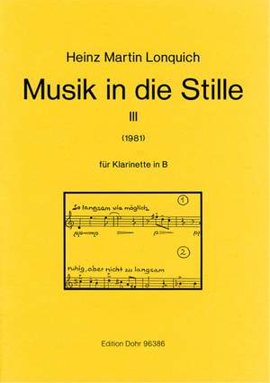 Lonquich, H M: Music in the Silence III