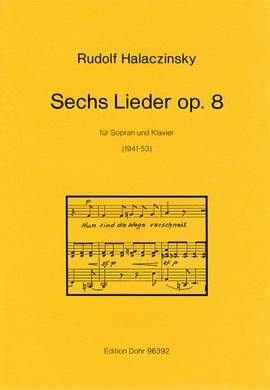 Halaczinsky, R: Sechs Lieder op. 8