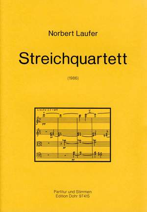 Laufer, N: String Quartet