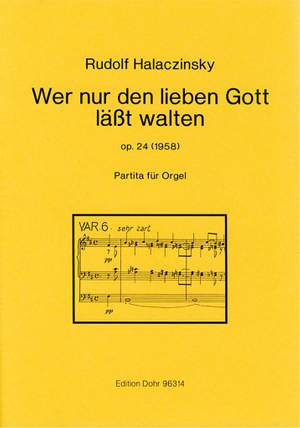 Halaczinsky, R: If only God can Exercise op. 24