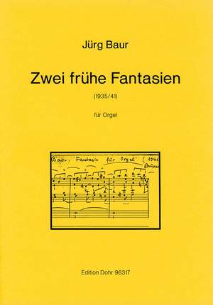 Baur, J: 2 Early Organ Fantasies