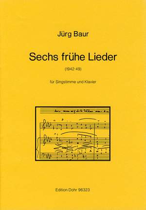 Baur, J: Six Early Songs