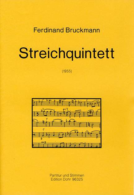 Bruckmann, F: String Quintet