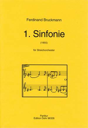 Bruckmann, F: Symphony No.1