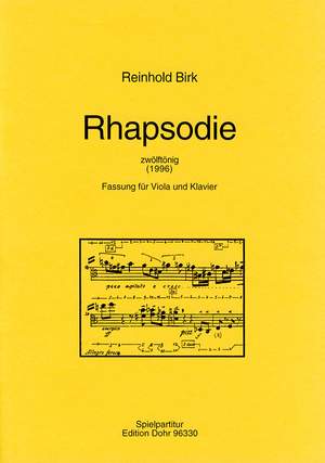 Birk, R: Rhapsodie