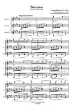 Fauré, G: Three Pieces from Dolly op. 56 Product Image