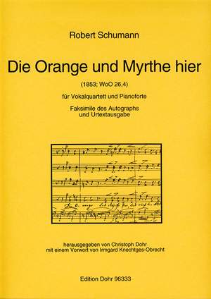 Schumann, R: The orange and myrtle here