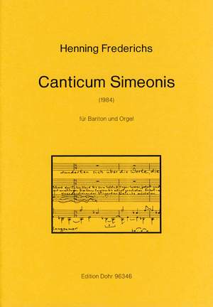 Frederichs, H: Canticum Simeonis