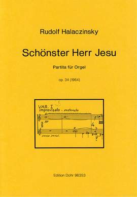 Halaczinsky, R: Schönster Herr Jesu op. 34