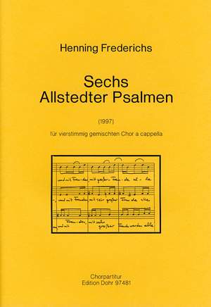 Frederichs, H: Six Allstedt Psalms