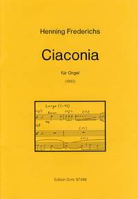 Frederichs, H: Ciaconia on Our Father in Heaven