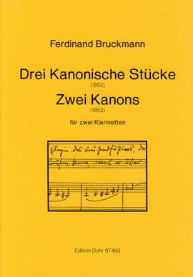 Bruckmann, F: Three Canonic Pieces & Two Canons