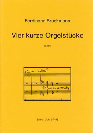 Bruckmann, F: Four Short Organ Pieces