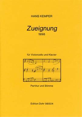 Kemper, H: Zueignung