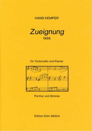 Kemper, H: Zueignung