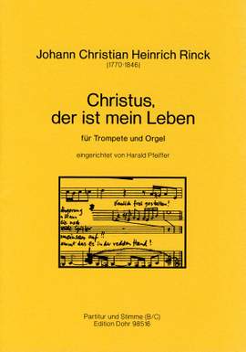 Rinck, J C H: Christ is my Life