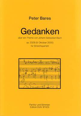 Bares, P: Thoughts on a theme of JS Bach op. 2329