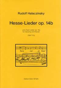 Halaczinsky, R: Seven Hesse-Lieder op. 14b