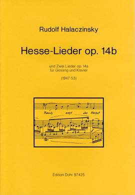 Halaczinsky, R: Sieben Hesse-Lieder op. 14b