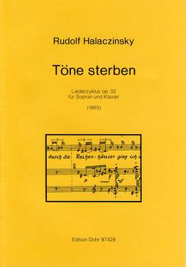 Halaczinsky, R: Töne sterben op. 32