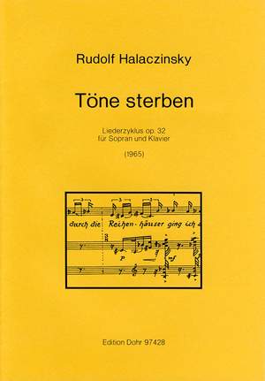 Halaczinsky, R: Die Tones op. 32