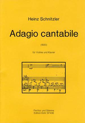 Schnitzler, H: Adagio cantabile