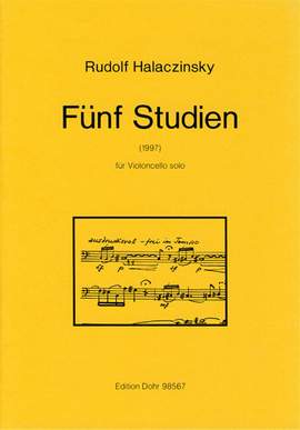 Halaczinsky, R: Fünf Studien op. 85