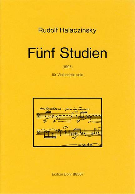 Halaczinsky, R: Five Studies op. 85