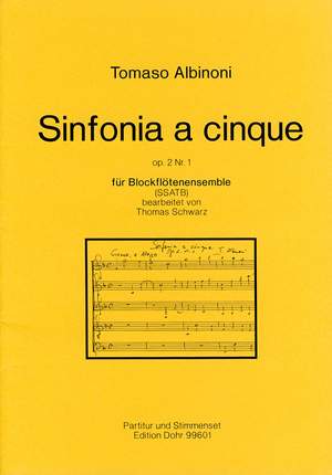 Albinoni, T: Sinfonia a cinque op. 2/1
