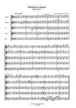 Albinoni, T: Sinfonia a cinque op. 2/1 Product Image