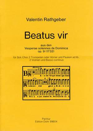 Rathgeber, J V: Beatus vir op. 9