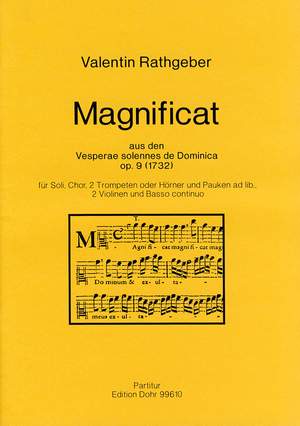 Rathgeber, J V: Magnificat op. 9