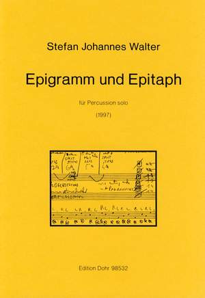 Walter, S J: Epigramm und Epitaph