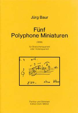 Baur, J: Fünf Polyphone Miniaturen