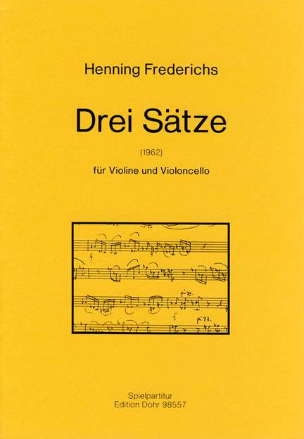 Frederichs, H: Three Movements