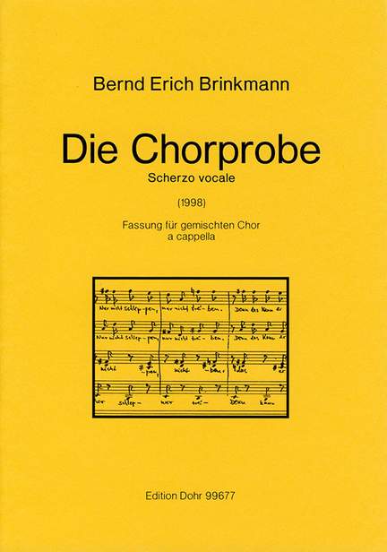 Brinkmann, B E: Die Chorprobe