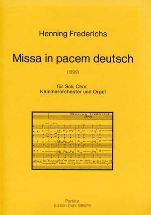Frederichs, H: Missa in pacem deutsch