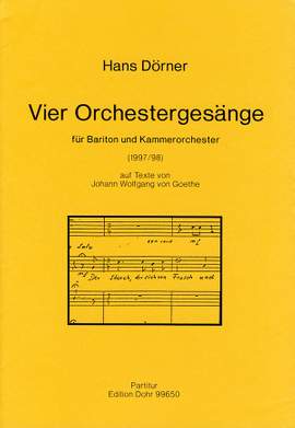 Doerner, H: Vier Orchestergesänge