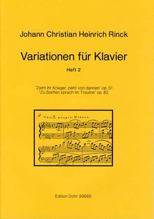 Rinck, J C H: Variations for Piano Vol. 2