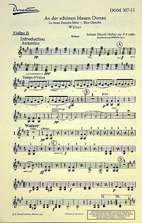 Johann Strauss II: An der schönen blauen Donau op. 314