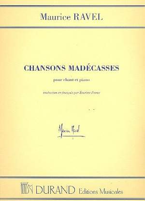 Ravel: Chansons madécasses (bar)
