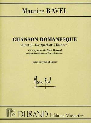 Ravel: Chanson romanesque (bar)