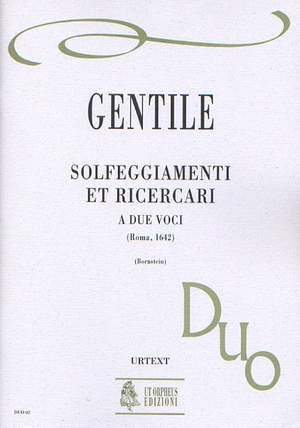 Gentile, G: Solfeggiamenti et Ricercari a due voci (Roma 1642)