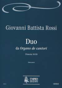 Rossi, G B: Duo from Organo de cantori (Venezia 1618)