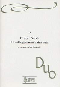 Natale, P: 26 Solfeggiamenti a due voci (Roma 1674/81)