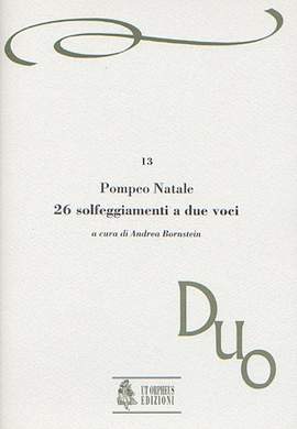 Natale, P: 26 Solfeggiamenti a due voci (Roma 1674/81)